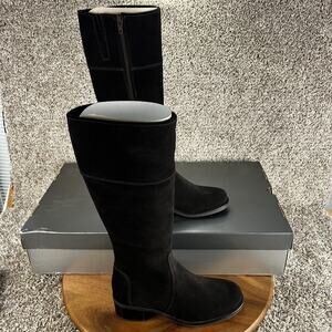 La Canadienne Passion Espresso Brown Suede Women's Size 5 M Waterproof Boots